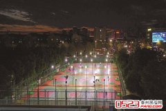 泰州市中心最大灯光篮球场提档升级